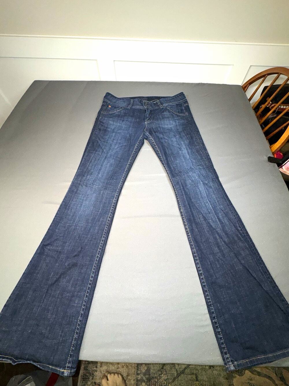 Hudson Women’s Bootcut Jeans Dark Wash Blue Denim Cotton 5-Pocket W170DHA